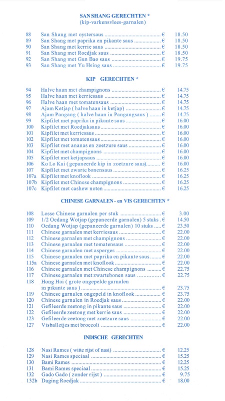 Afhaalmenu 3